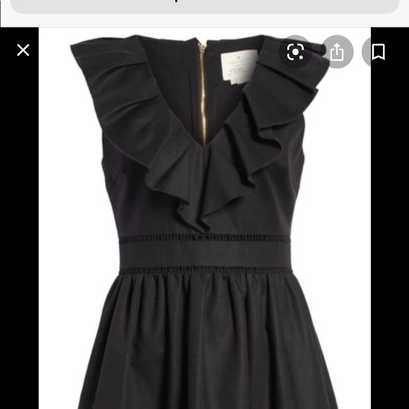 Kate Spade black dress. Comes to above the knee - Picture 7 of 7